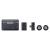 Hollyland LARK M2 Mini Combo - zestaw, bezprzewodowy system audio, 2x mikrofon (odbiorniki: USB-C i 3.5mm TRS, 24-bit, czarny)